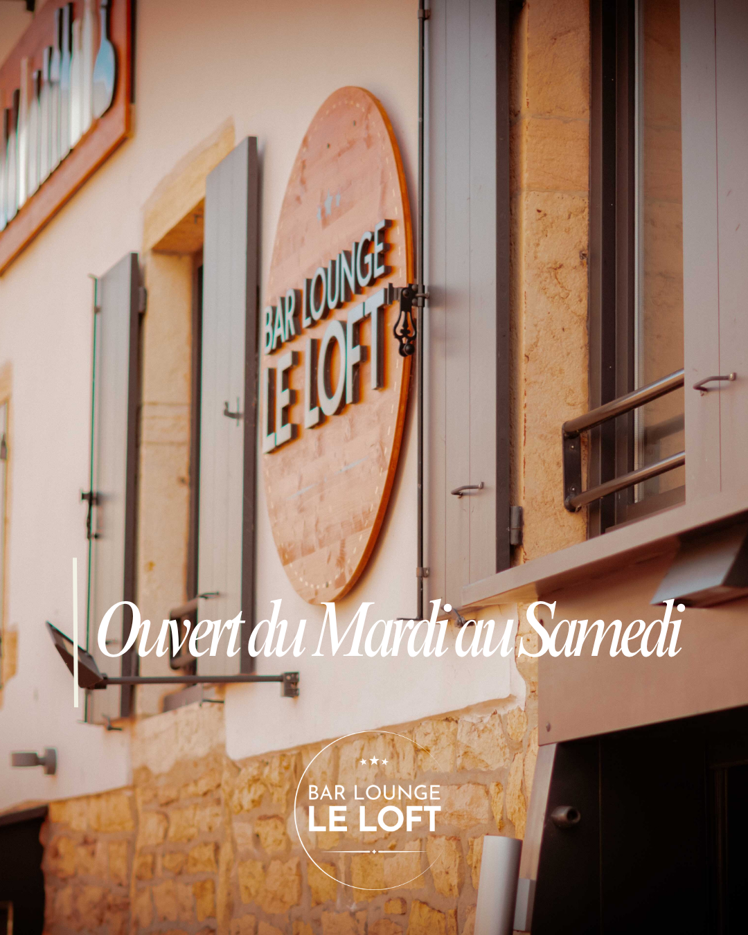 ouvert du mardi au samedi - bar lounge le loft